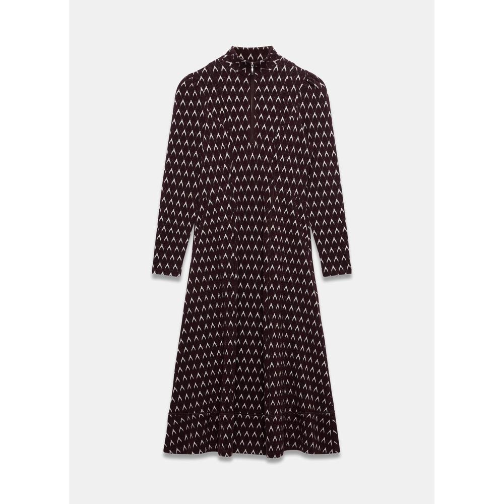 Mint Velvet Jacquard Midi Dress